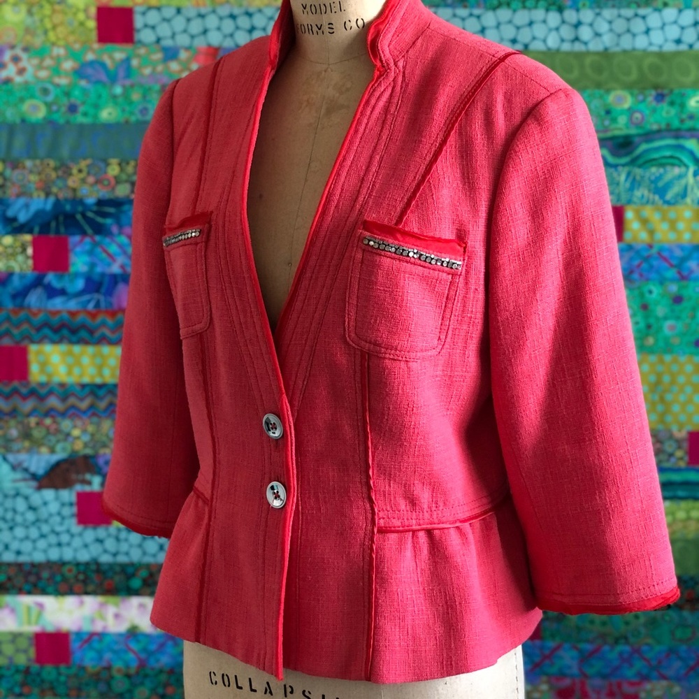 WHBM 3/4 sleeve Blazer